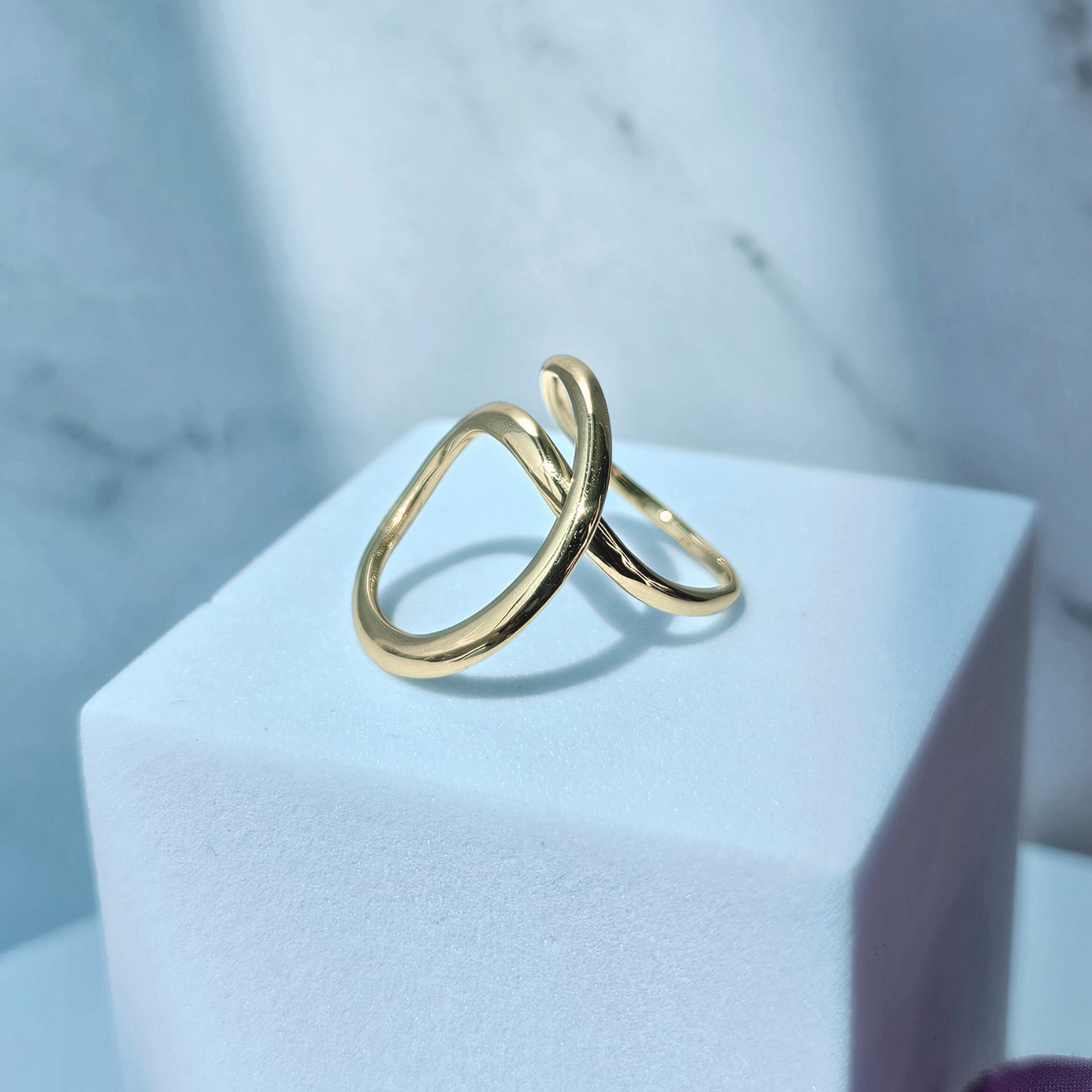 Anillo Círculo ondulado