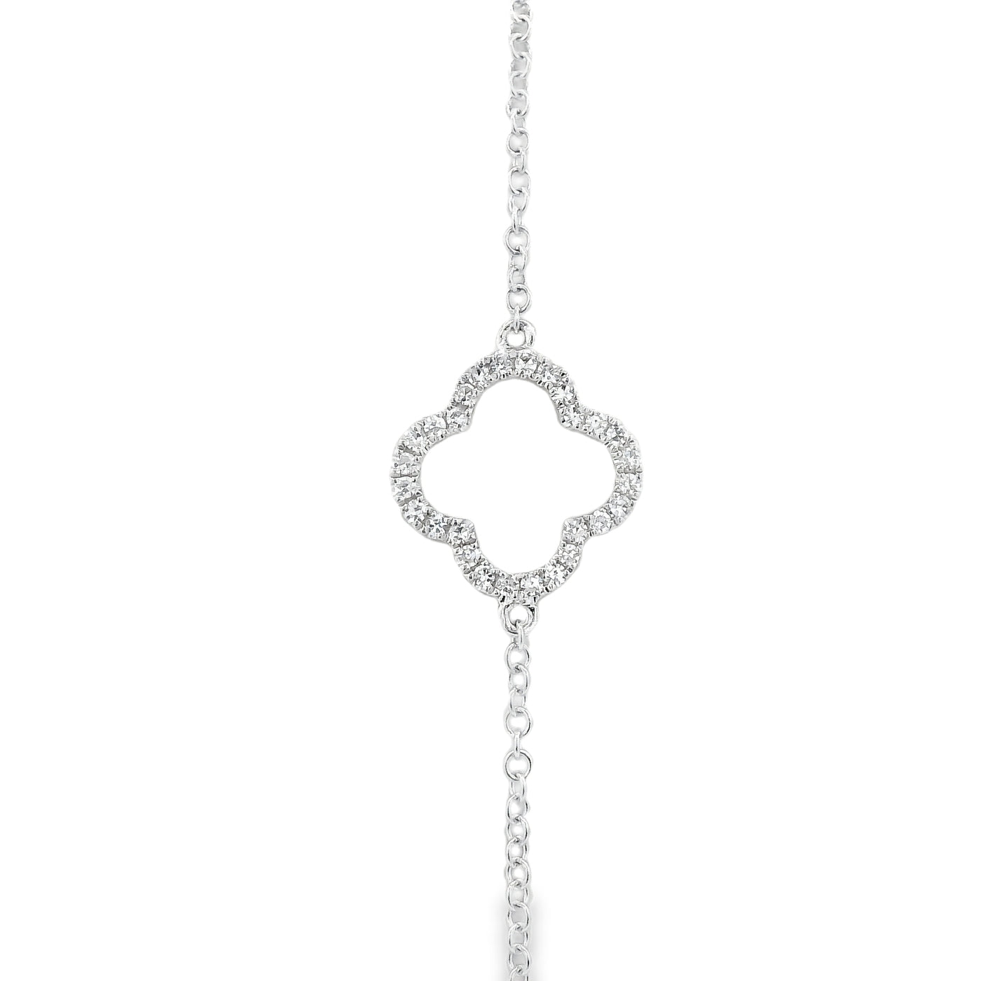 Pulsera Flor con diamantes