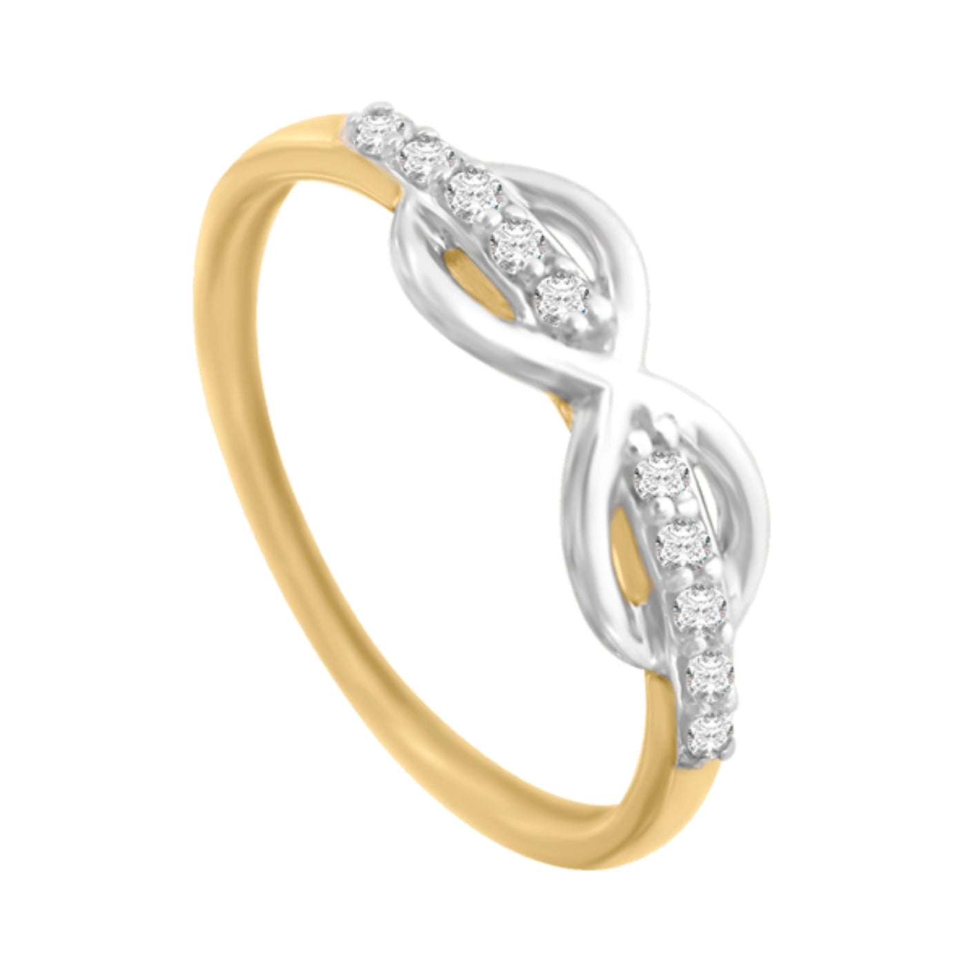 Anillo Infinito con diamante