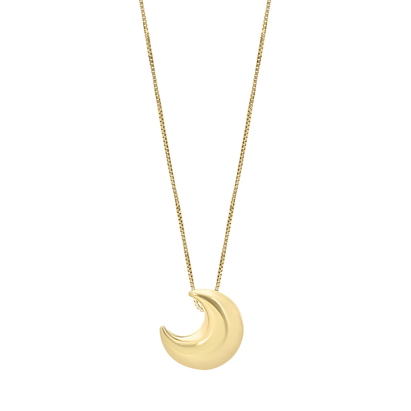 Dije con cadena Luna oro 14k | Bo&Co