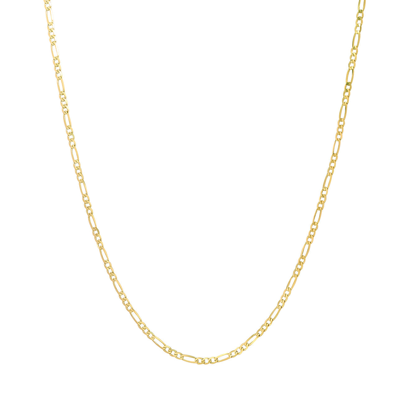 Cadena Figaro 50 cm oro 14k