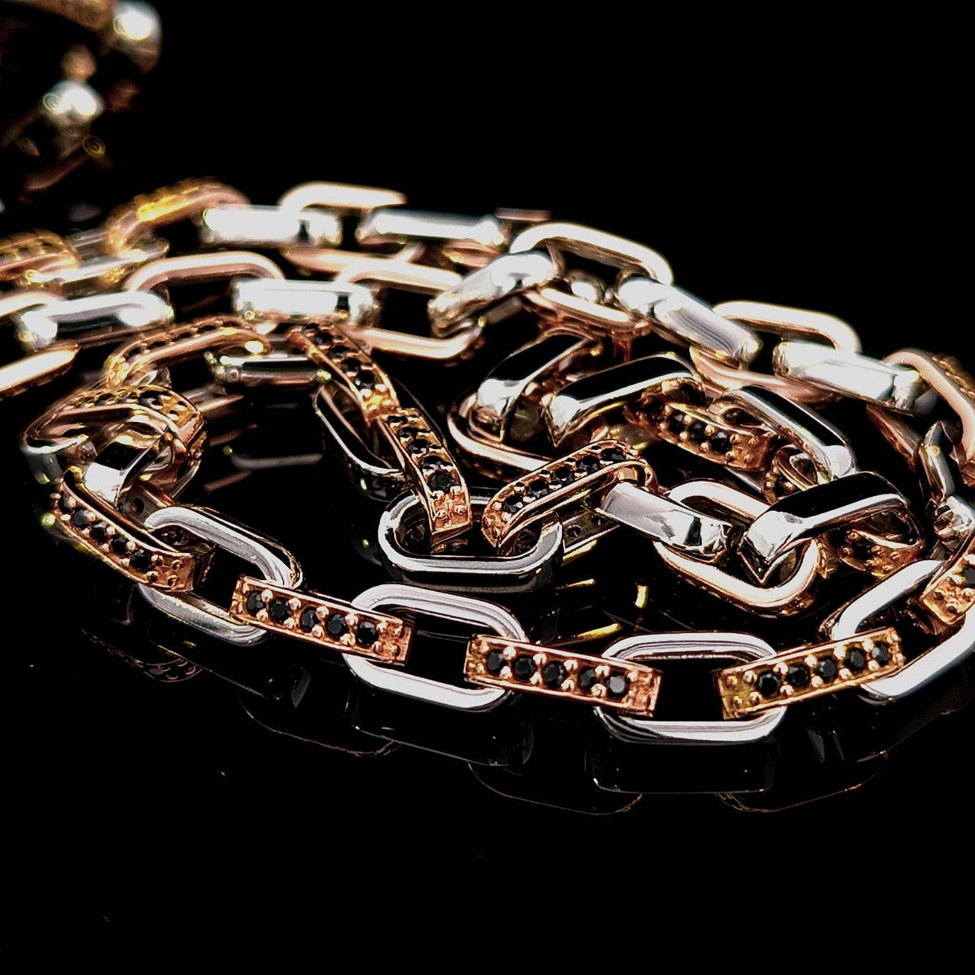 Cadena bicolor con espinela | Bo&Co