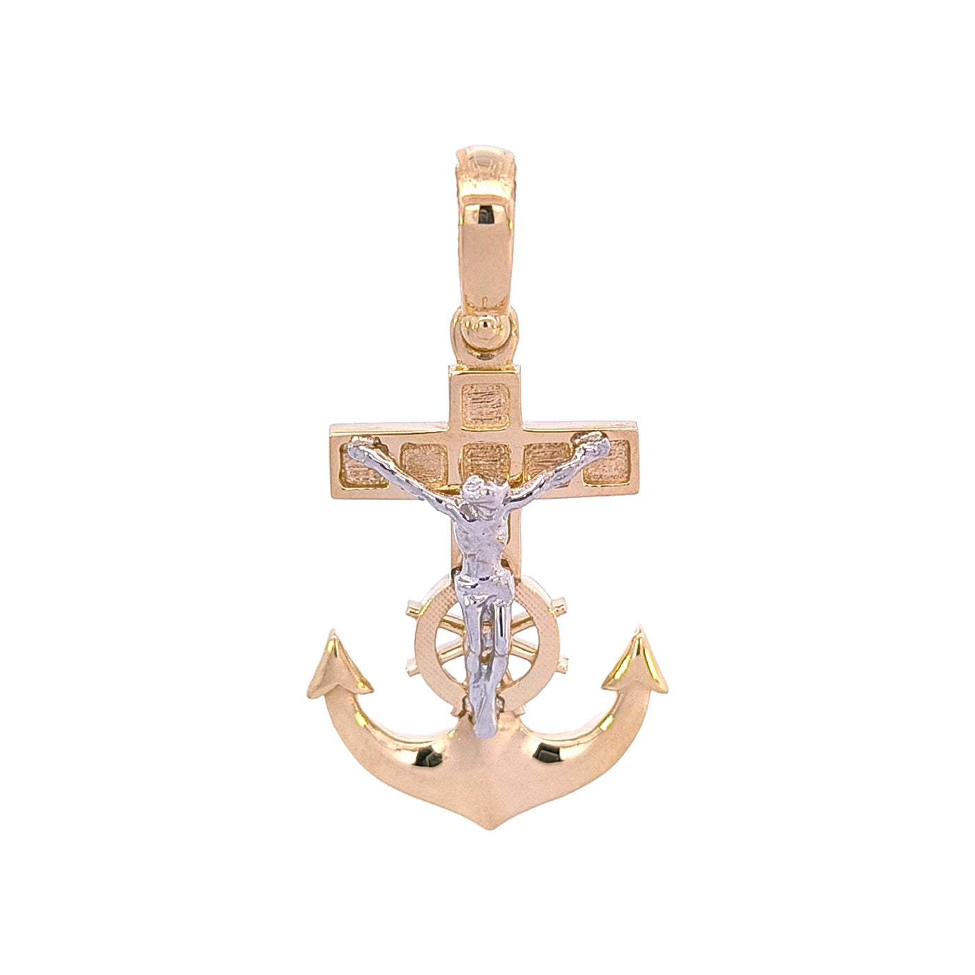 Dije Cruz con ancla grande | Bo&Co