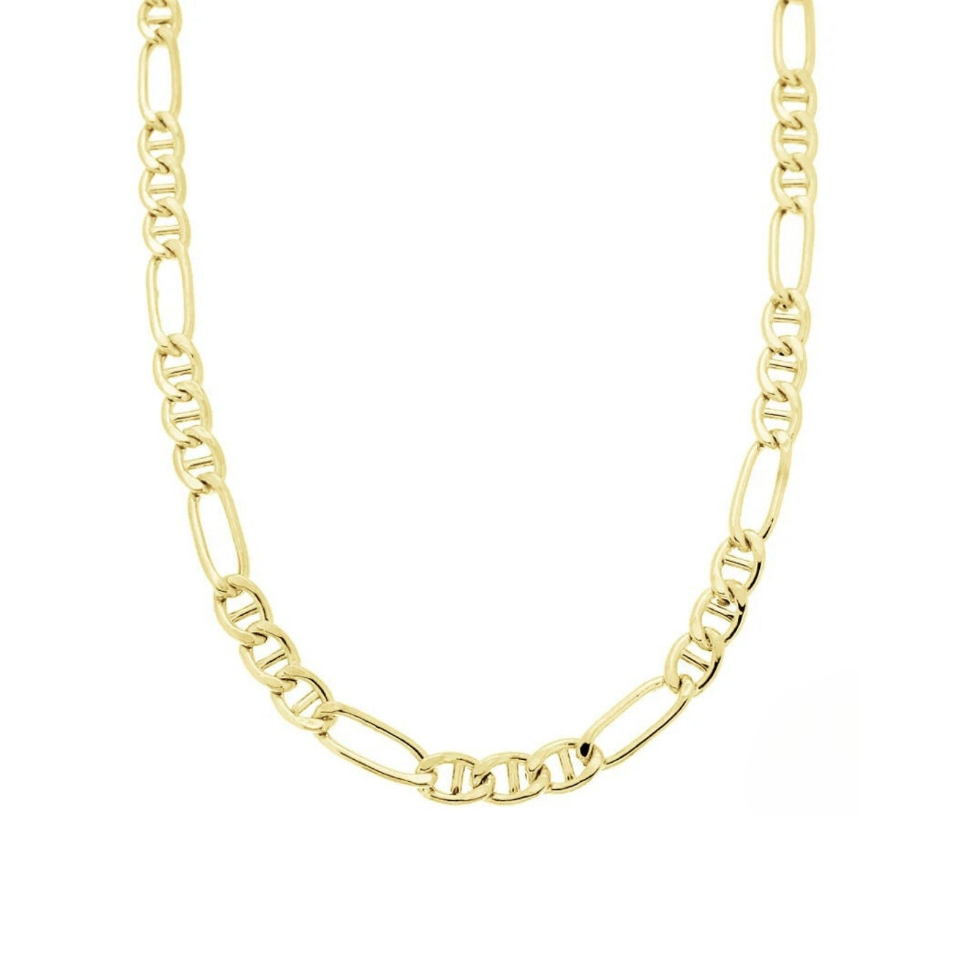 Cadena Figaro 3x1 oro amarillo