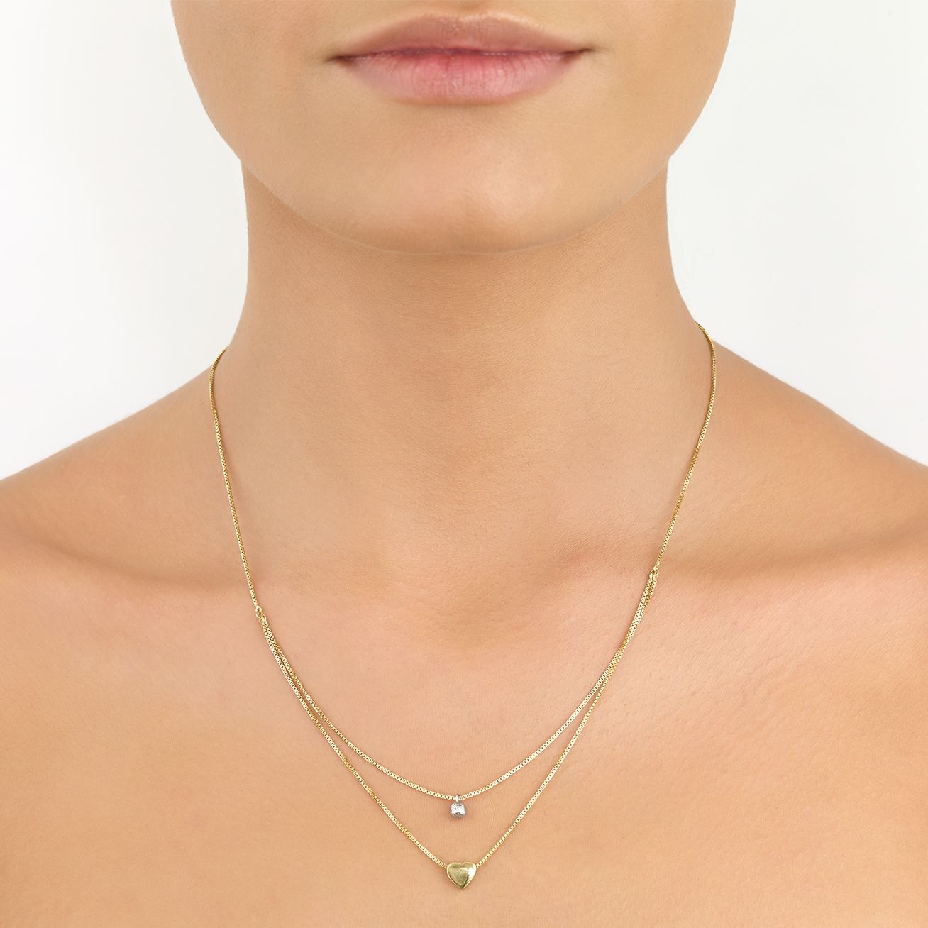 Gargantilla Corazón capas