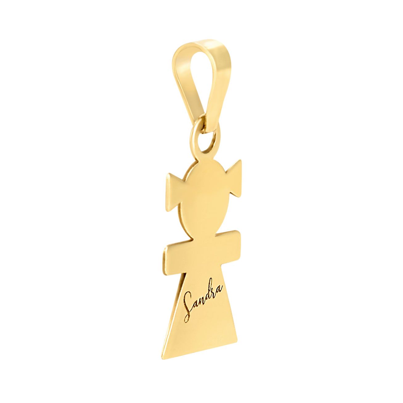 Dije Niña con nombre personalizado  | Bo&Co