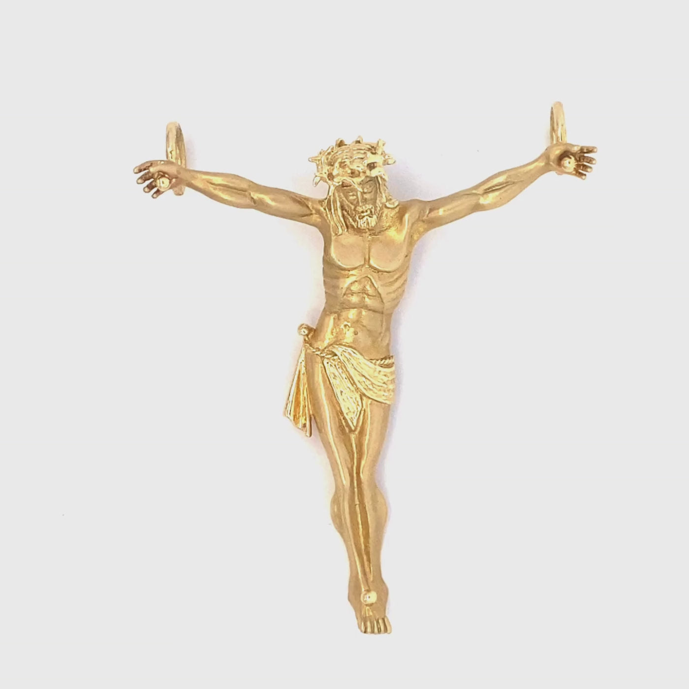 Cargar y reproducir el video en el visor de la galería, Dije Cristo Olímpico 14k | Bo&Co