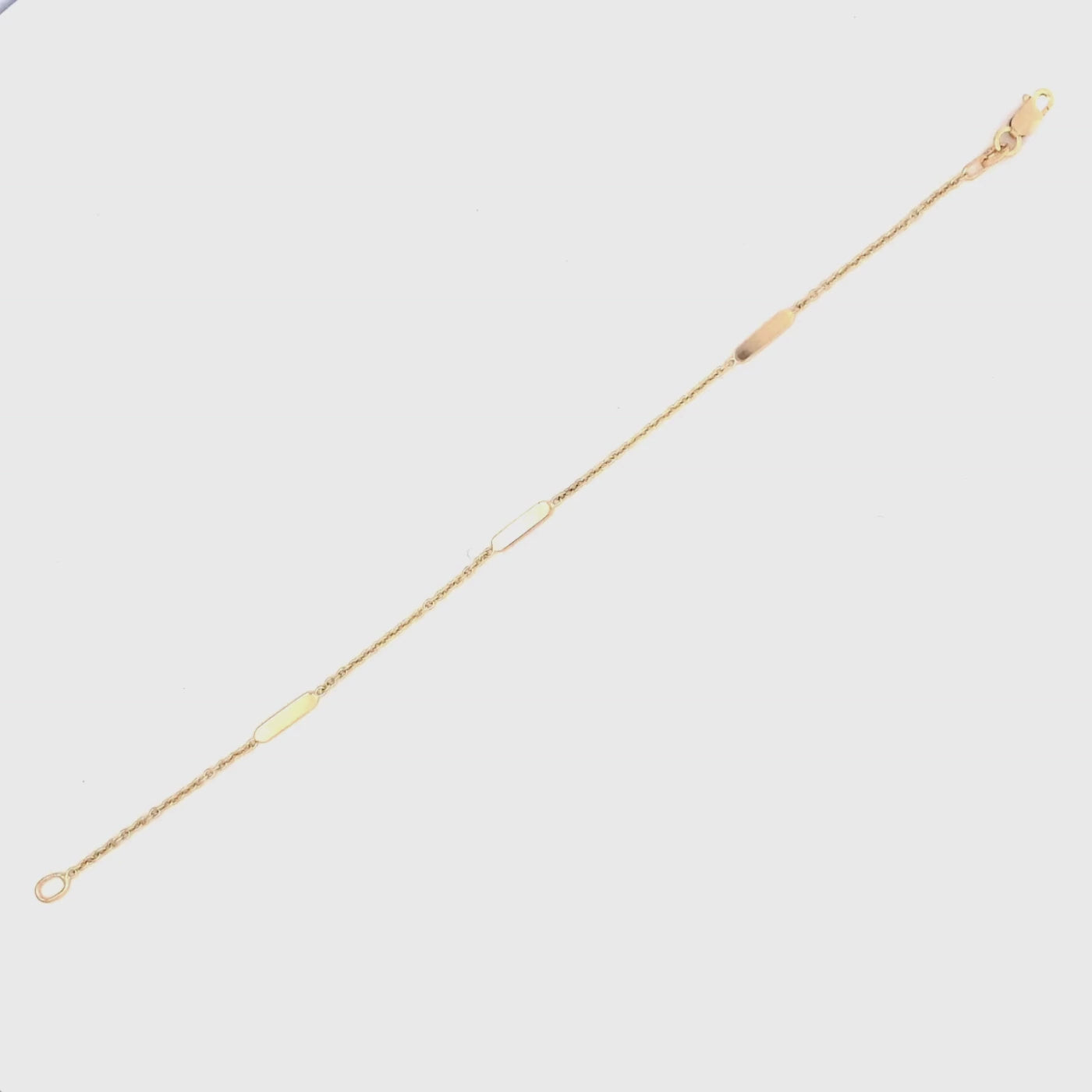 Cargar y reproducir el video en el visor de la galería, Pulsera láminas lisa