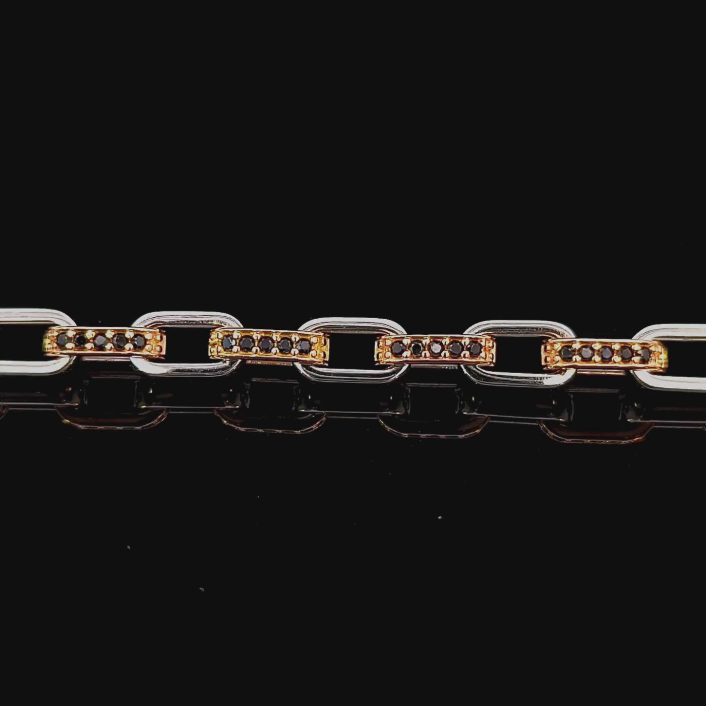 Cargar y reproducir el video en el visor de la galería, Cadena bicolor con espinela | Bo&Co