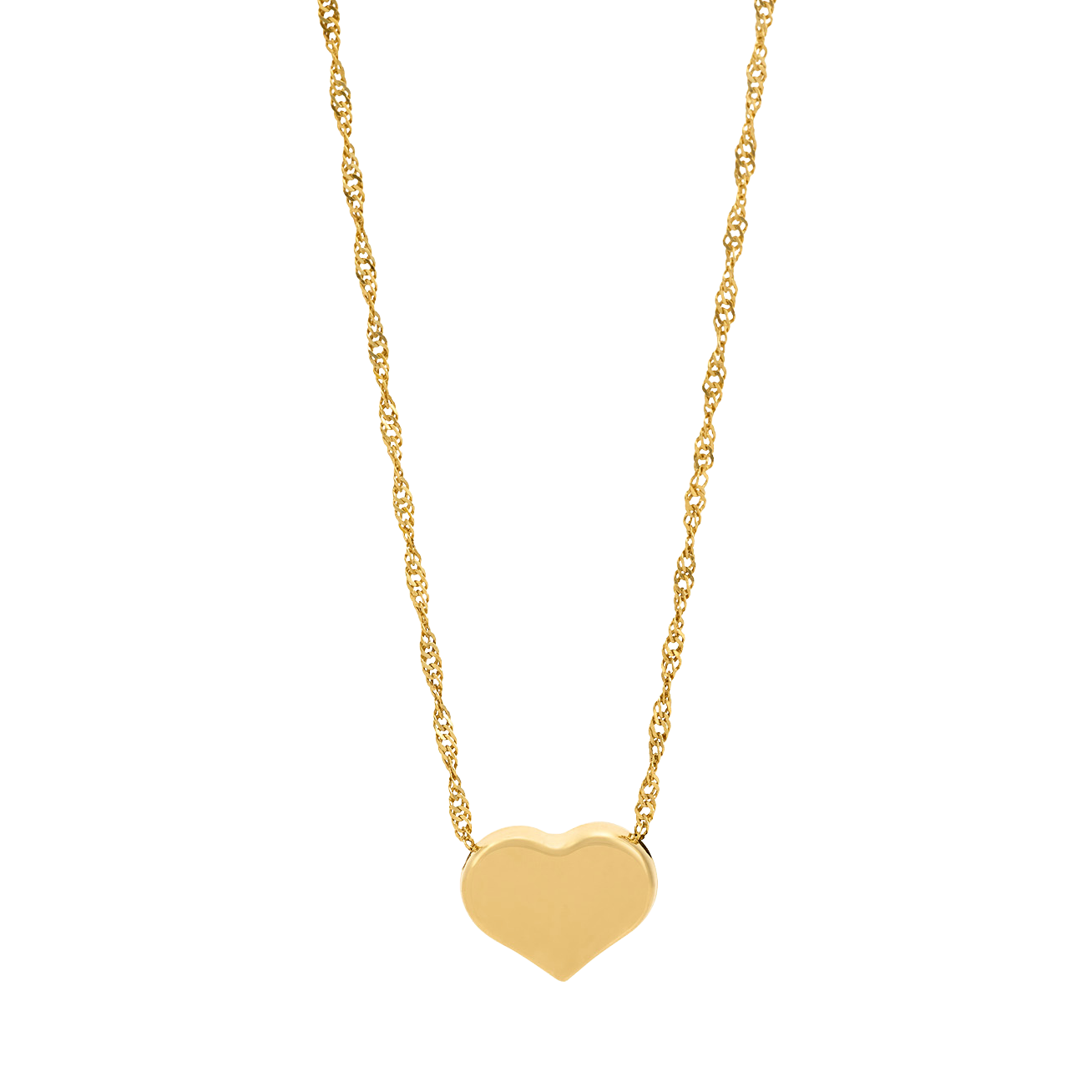 Dije Corazón con cadena Singapur | Bo&Co