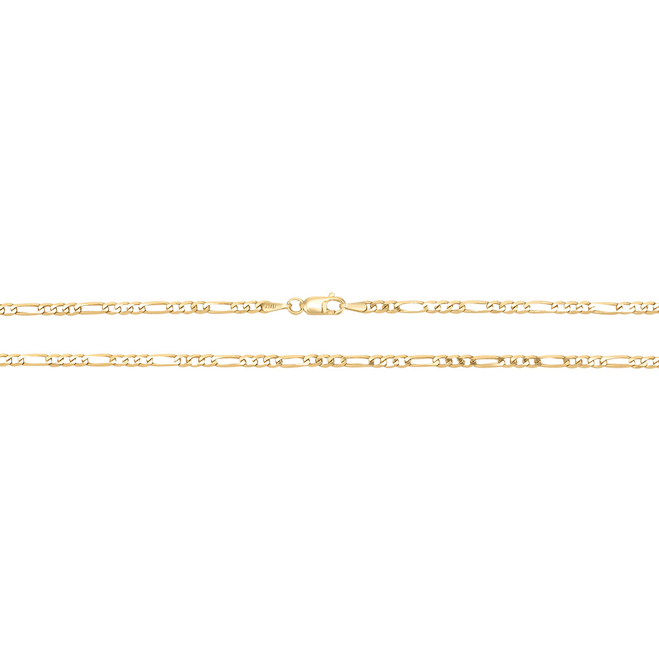 Cadena Caballero Oro amarillo 55 cm | Bo&Co