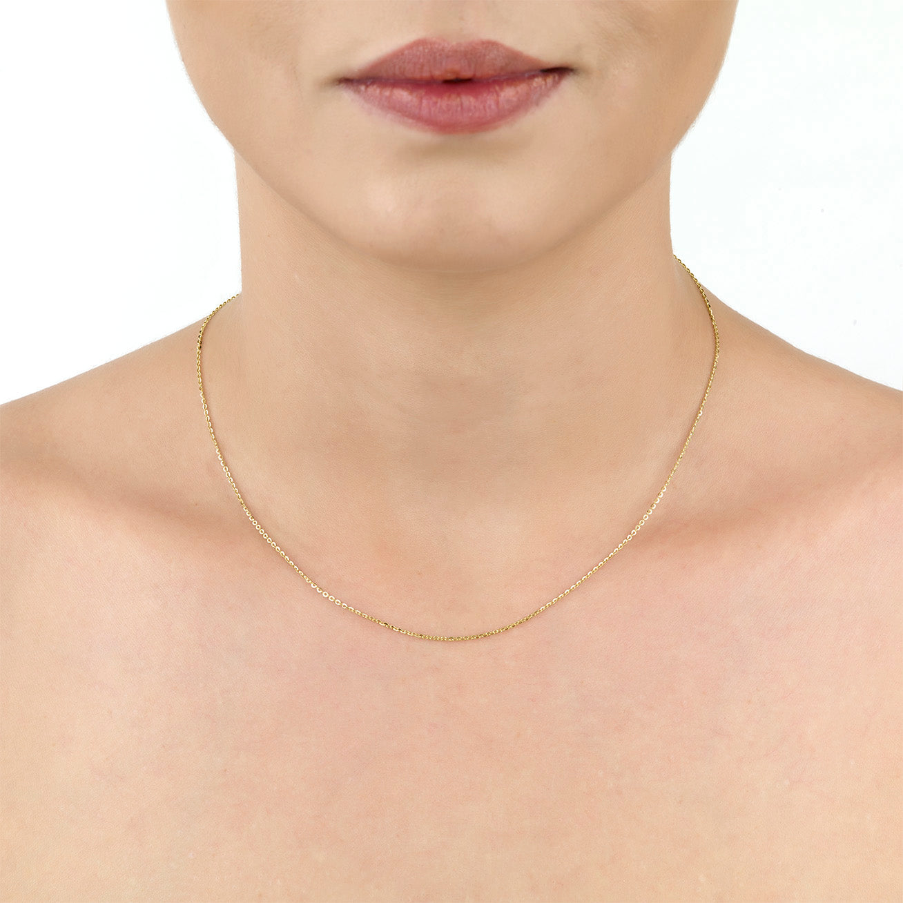 Cadena rolo 40 cm Oro bicolor | Bo&Co