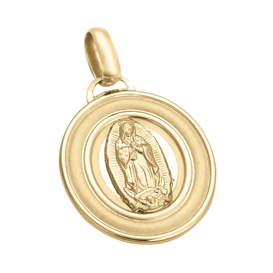 Medalla Virgen de Guadalupe oval