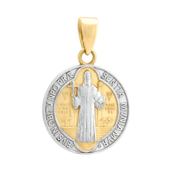 Medalla San Benito Oro Bicolor | Bo&Co