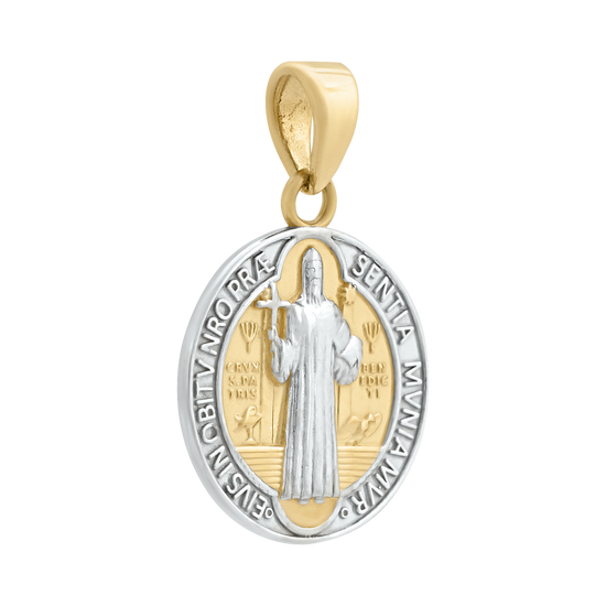 Medalla San Benito Oro Bicolor | Bo&Co