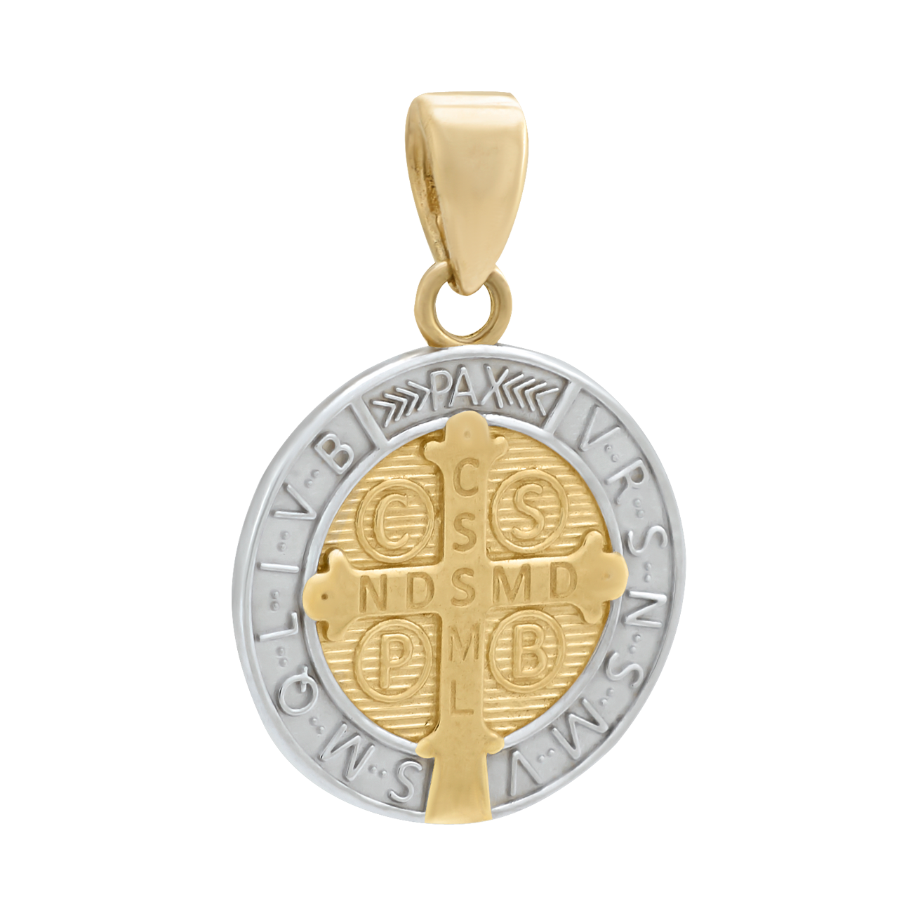 Medalla San Benito Oro Bicolor | Bo&Co