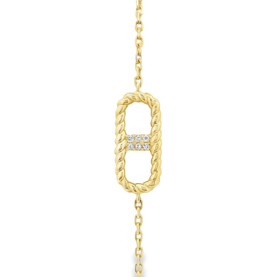 Pulsera Clip con diamantes