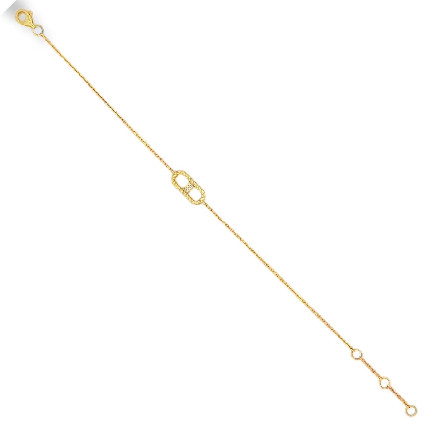 Pulsera Clip con diamantes