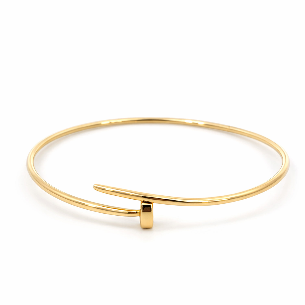Brazalete abierto oro 14k