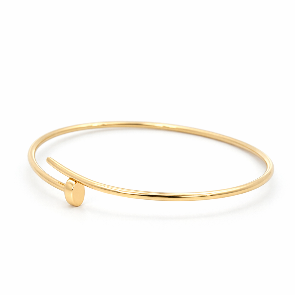 Brazalete abierto oro 14k