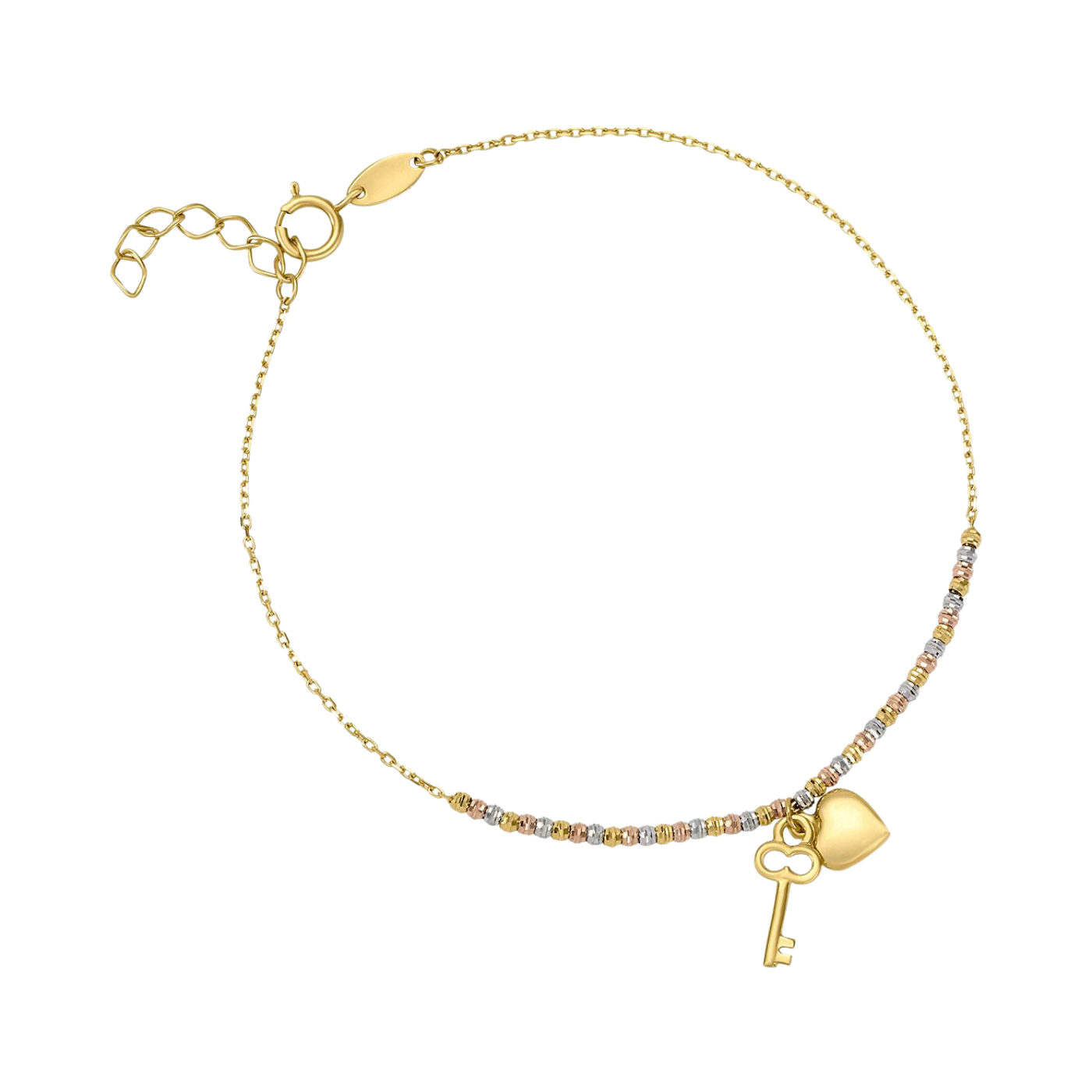 Pulsera llave y corazón | Bo&Co