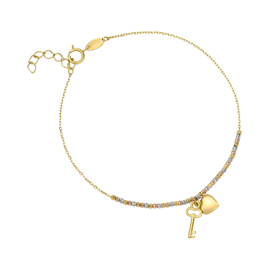 Pulsera llave y corazón | Bo&Co