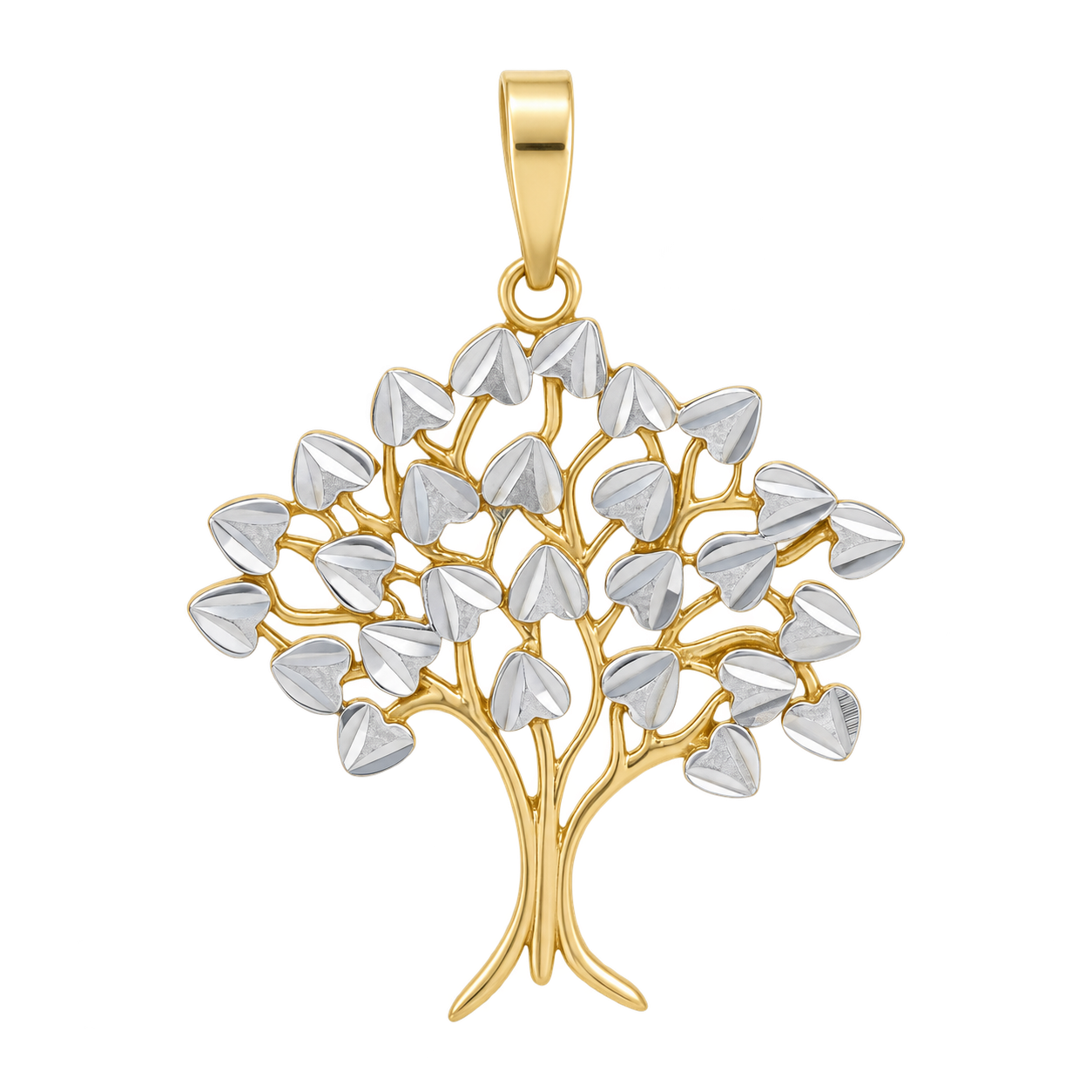 Dije árbol de la vida oro Bicolor