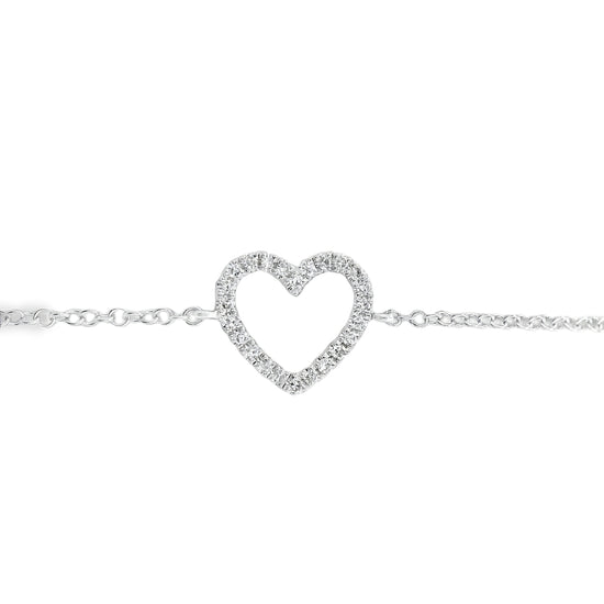 Pulsera Corazón con diamantes