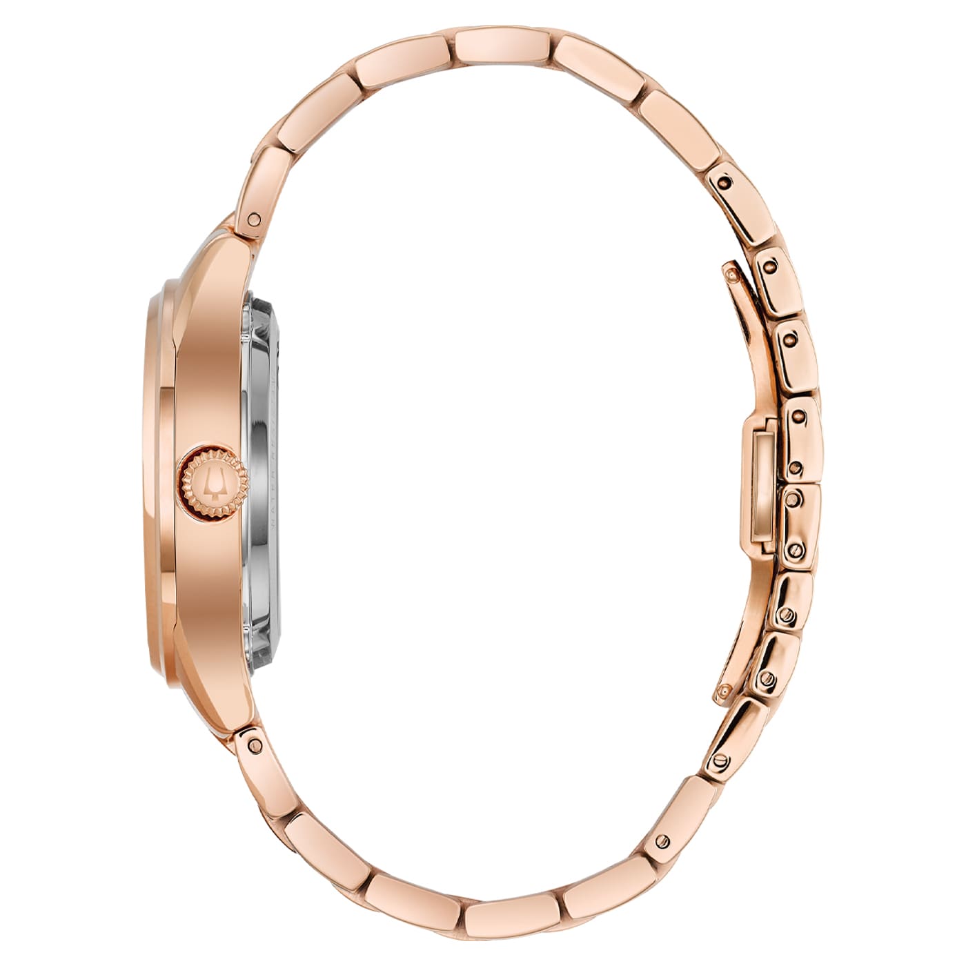 Reloj Bulova mecánico de cuerda con diamantes