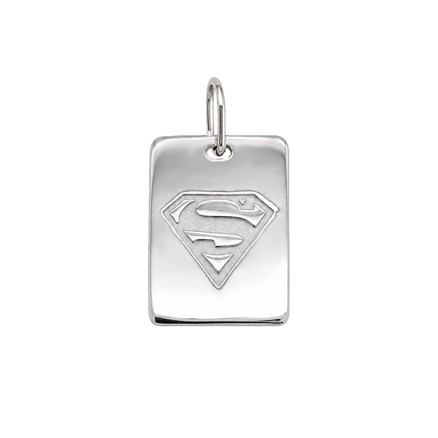 Dije Kripton plata .925 con logo Superman.