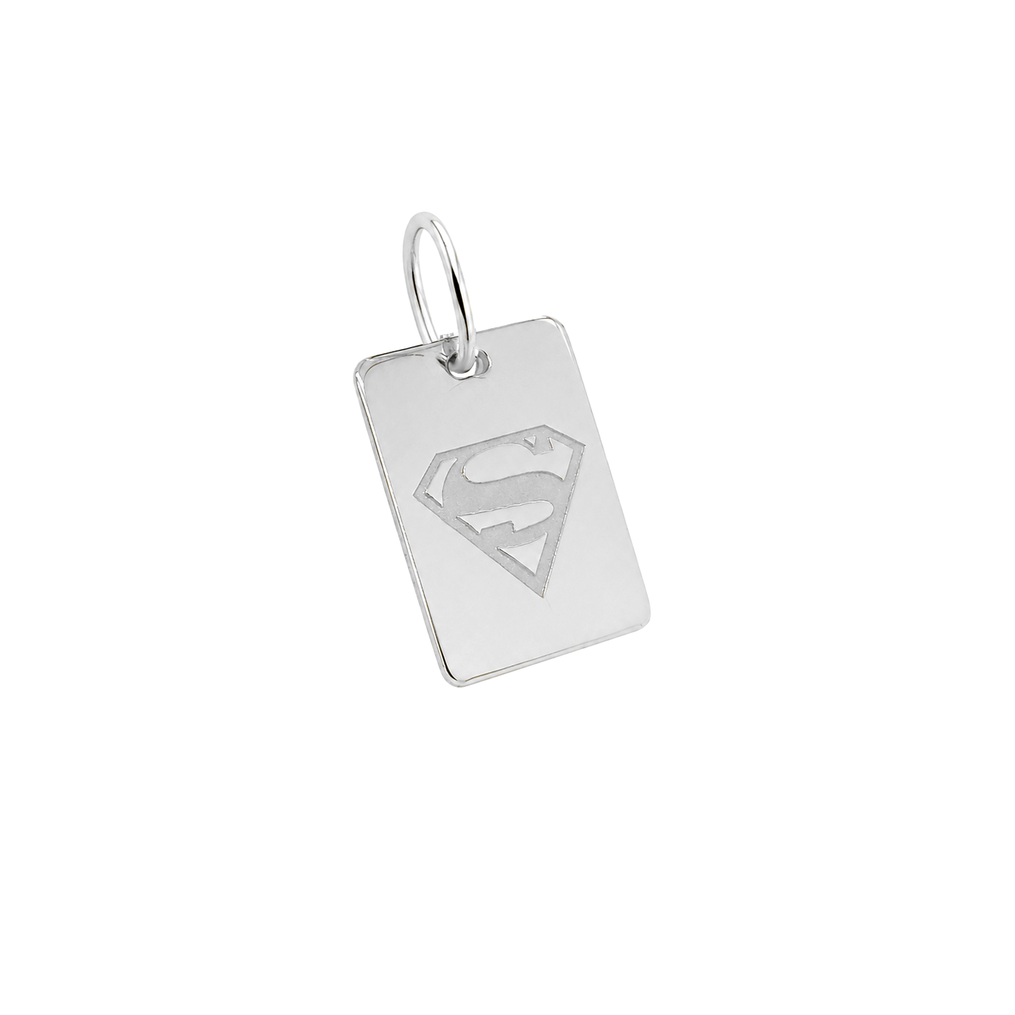 Dije Kripton Plata con Logo Superman