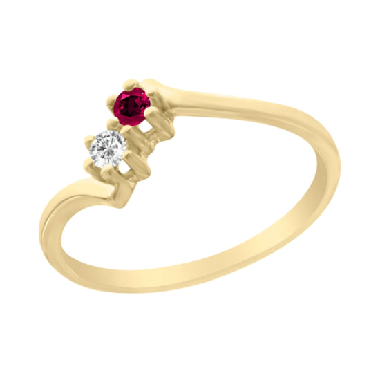 Anillo Aine con diamante