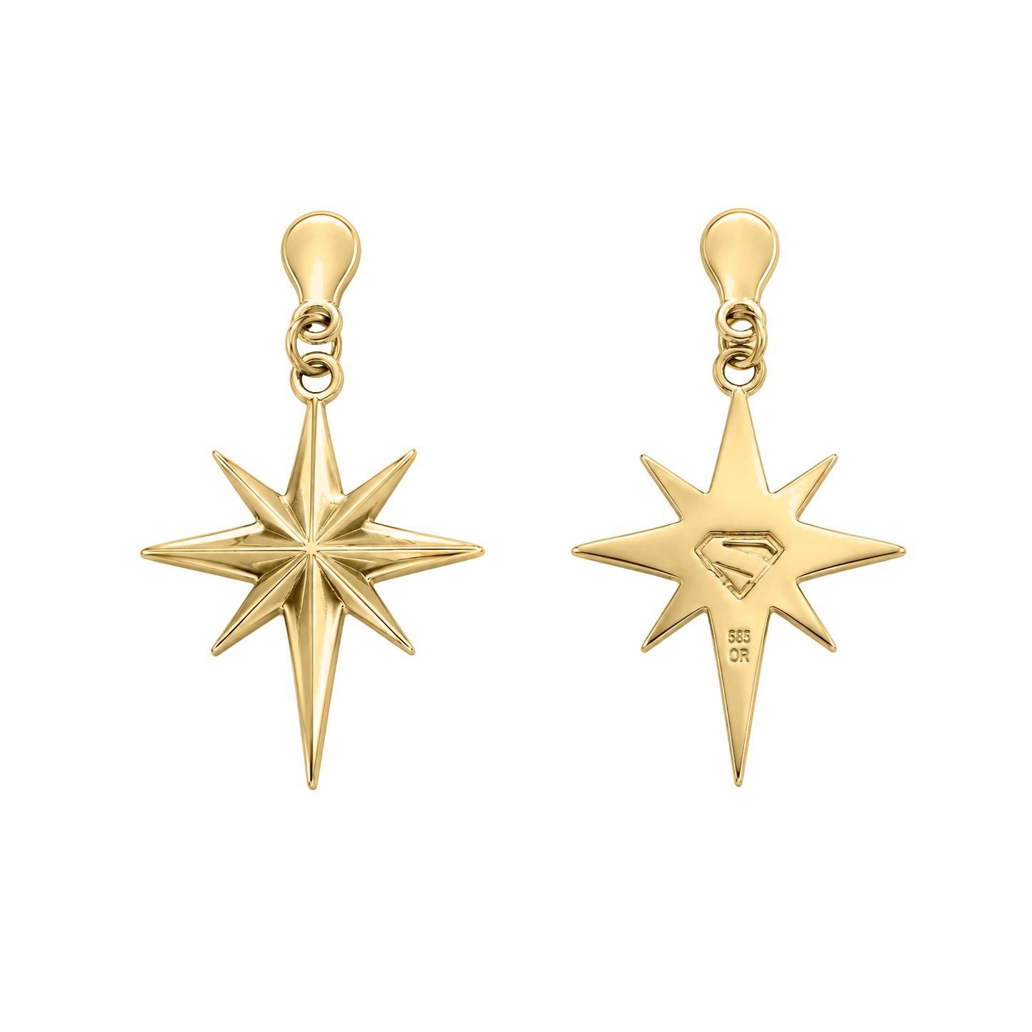 Aretes Karanova Oro Amarillo 14K