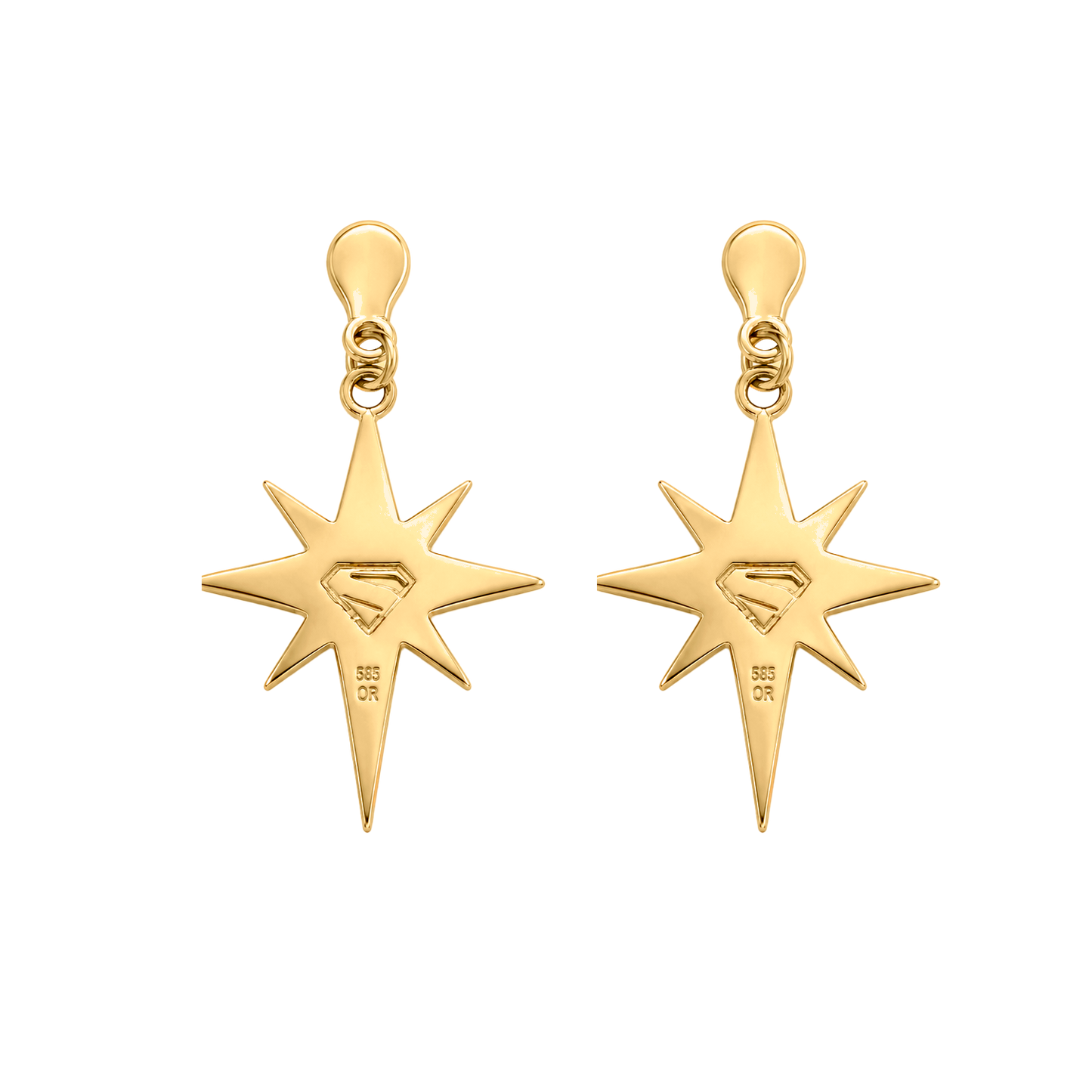 Aretes Karanova Oro Amarillo 14K