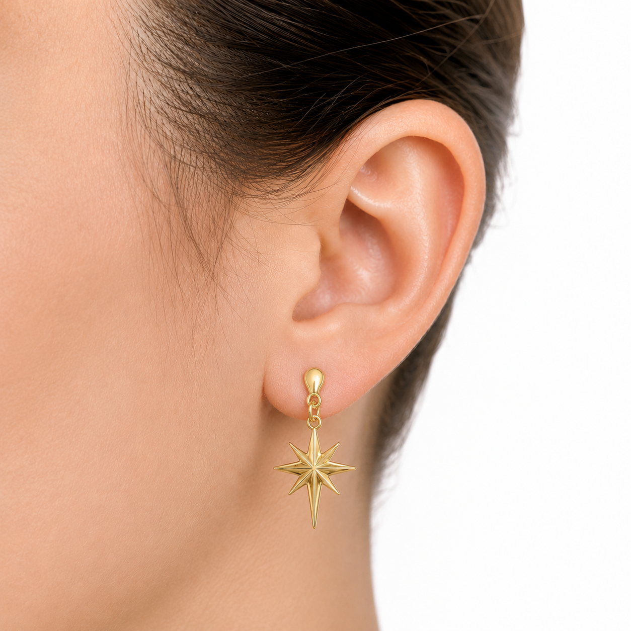 Aretes Karanova Oro Amarillo 14K