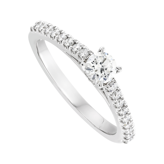 Anillo de Compromiso Above Love 29 ptos. diamante central | Bo&Co