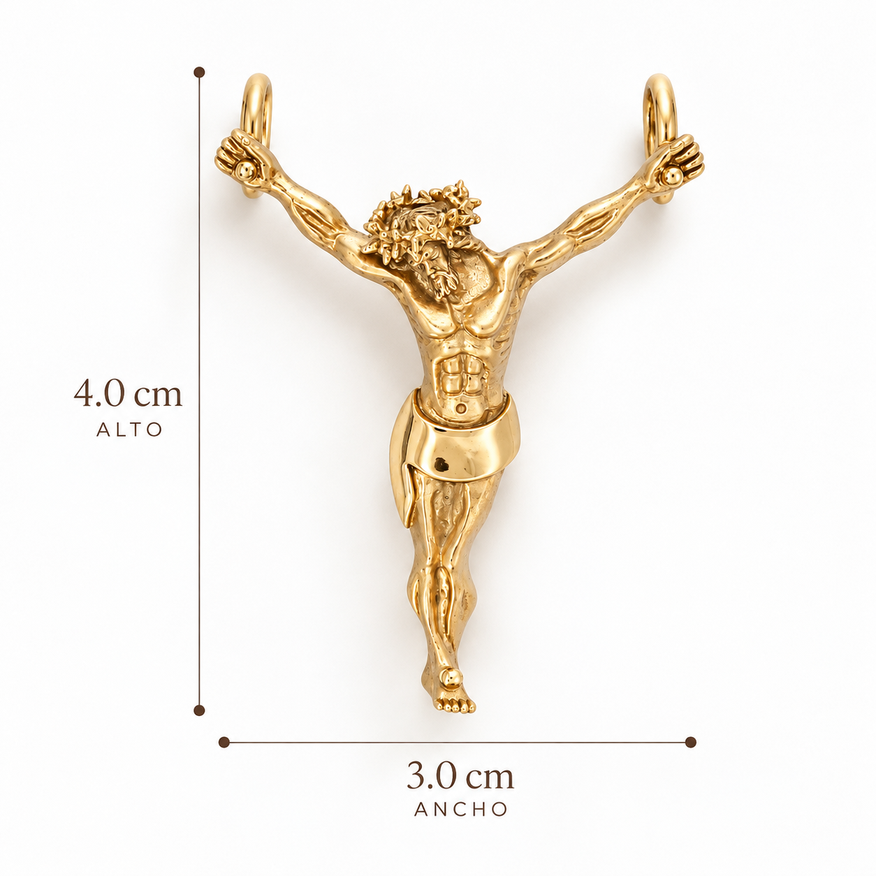 Dije Cristo Olímpico mediano