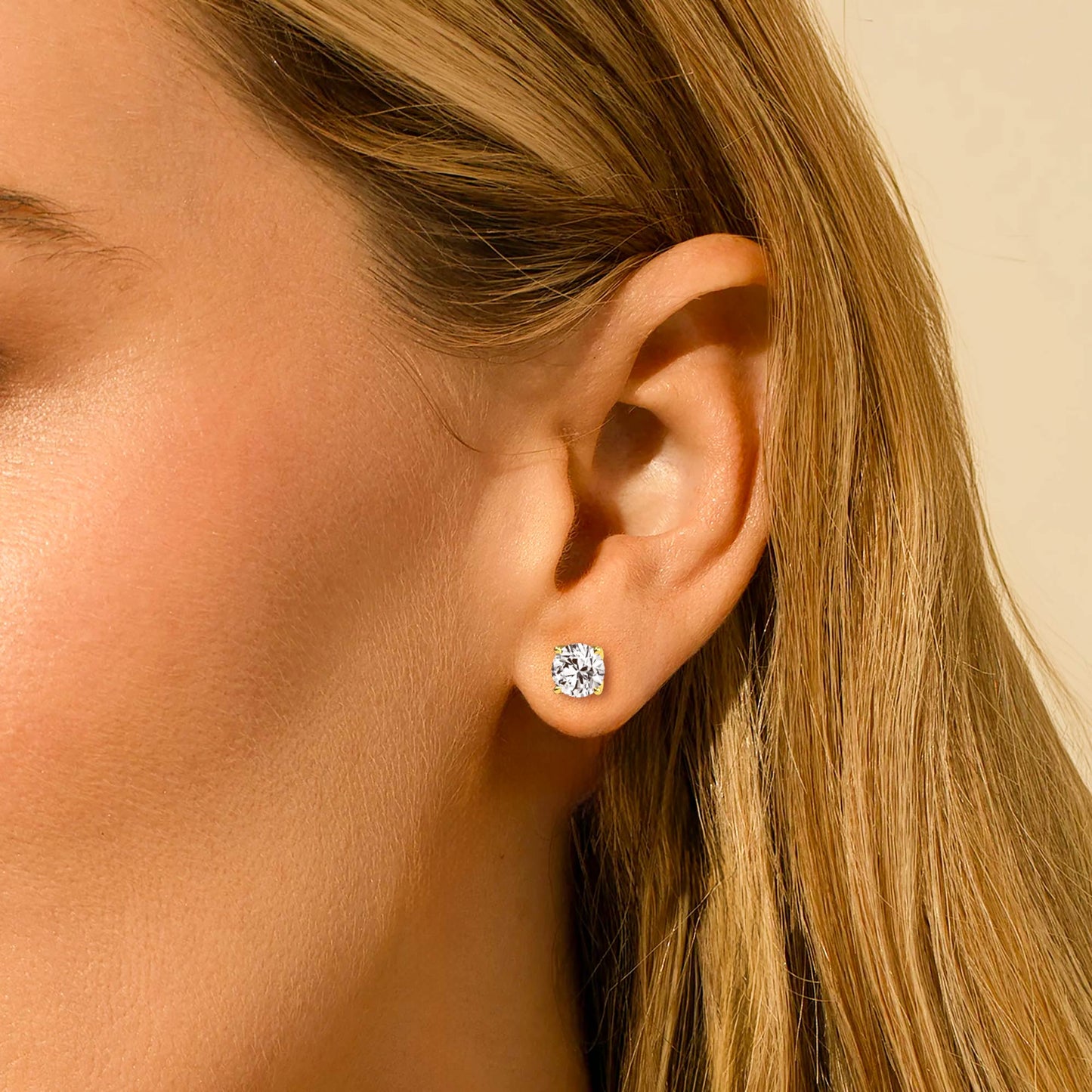 Broqueles Diamante Lab Grown Oro 18K