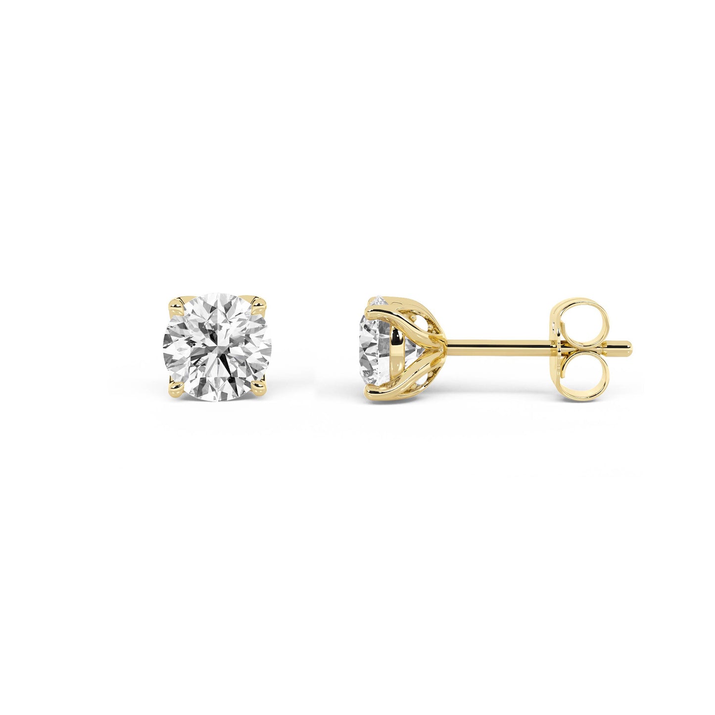 Broqueles Diamante Lab Grown Oro 18K