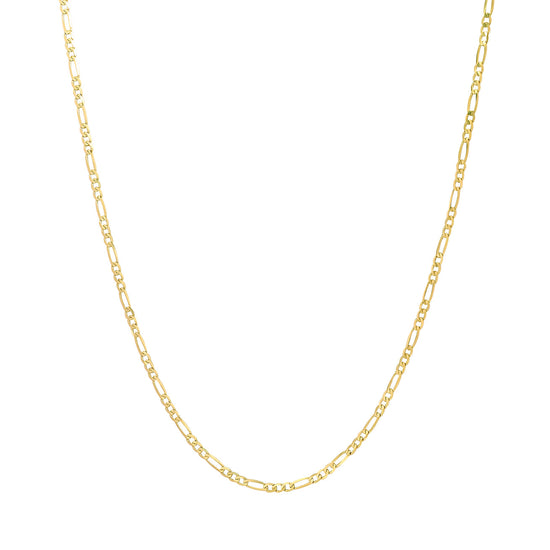 Cadena Figaro 50 cm oro 14k