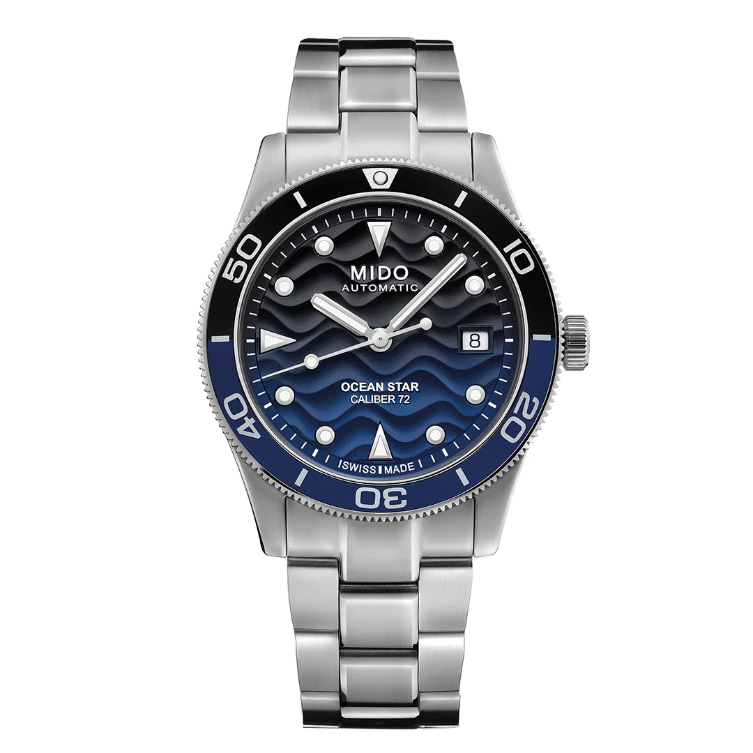 Reloj MIDO Ocean Star azul 39 mm