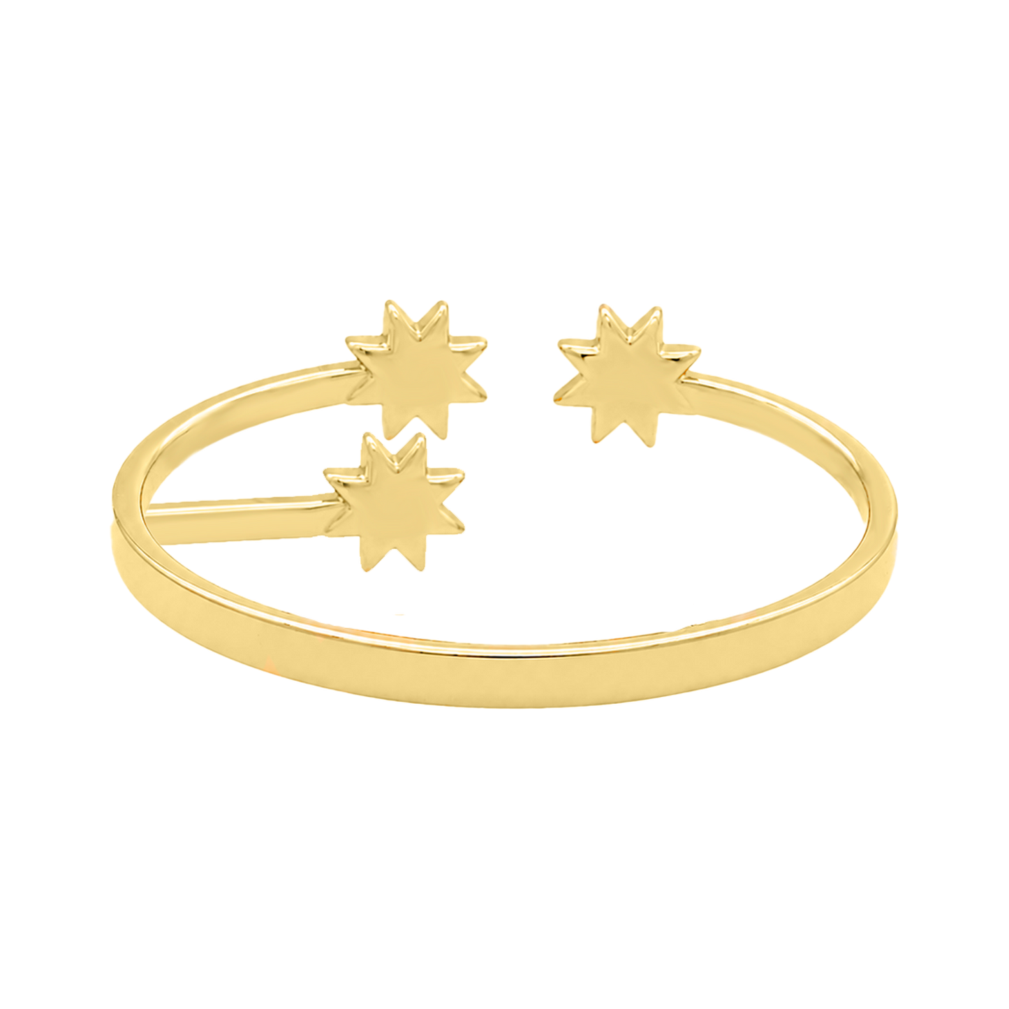 Anillo Constelar Oro Amarillo 14K con Diamante