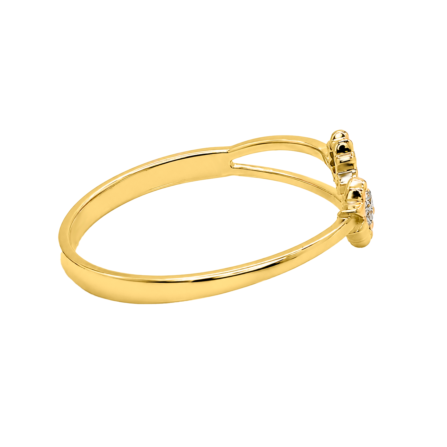 Anillo Constelar Oro Amarillo 14K con Diamante