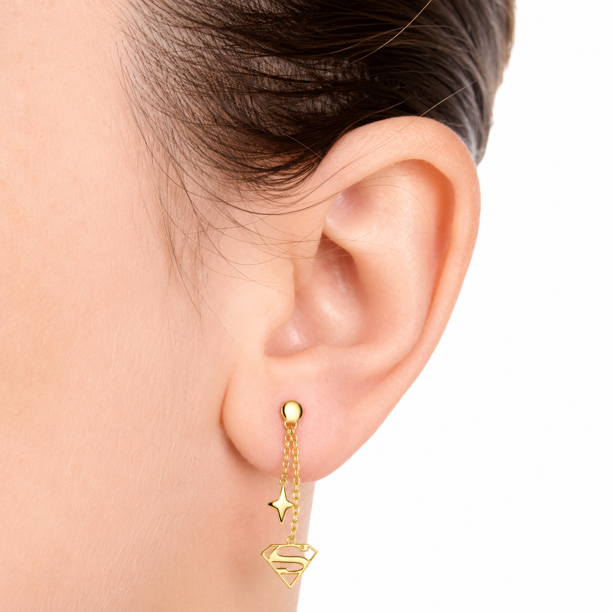 Aretes Kandora Oro Amarillo 14K