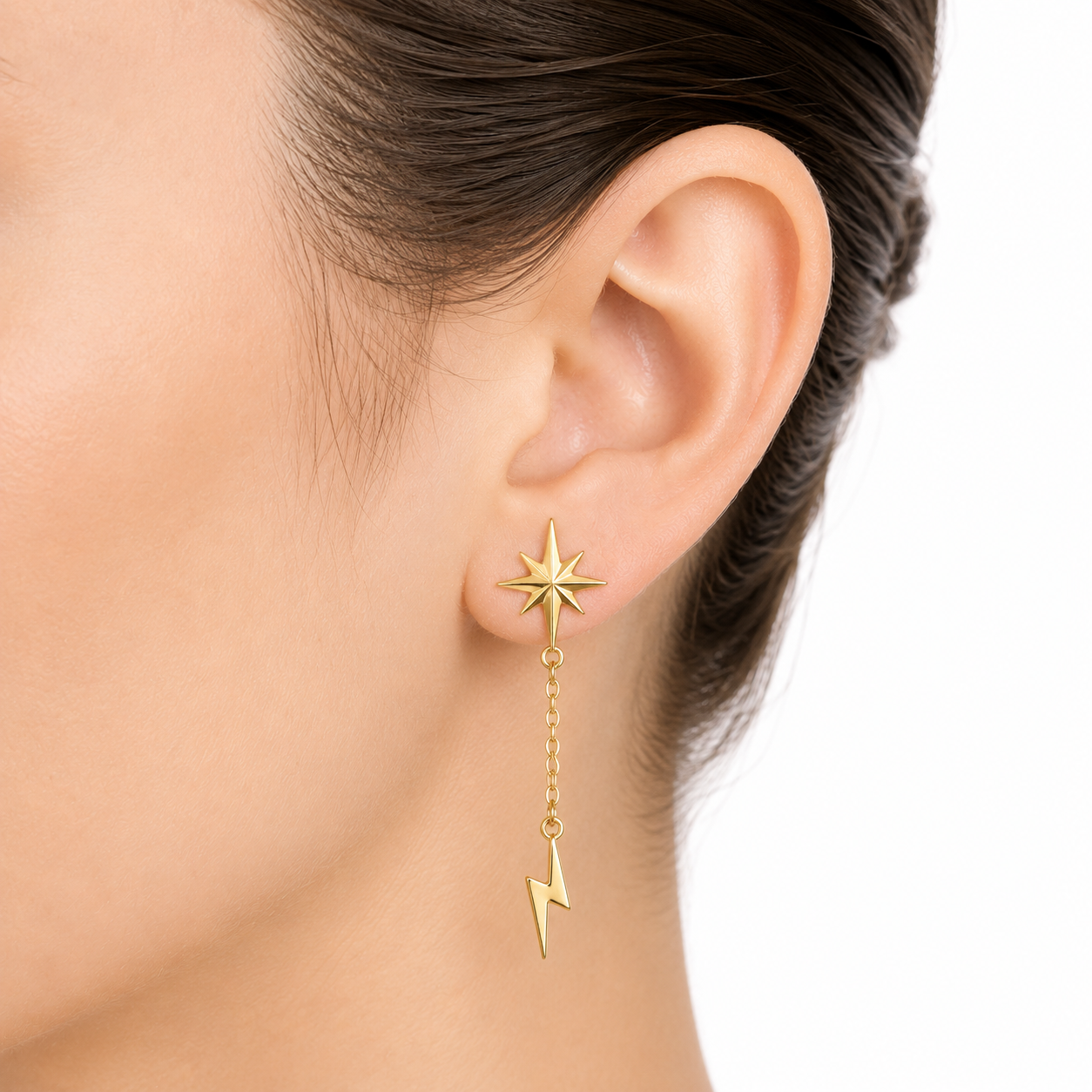 Aretes Vision Oro Amarillo 14K