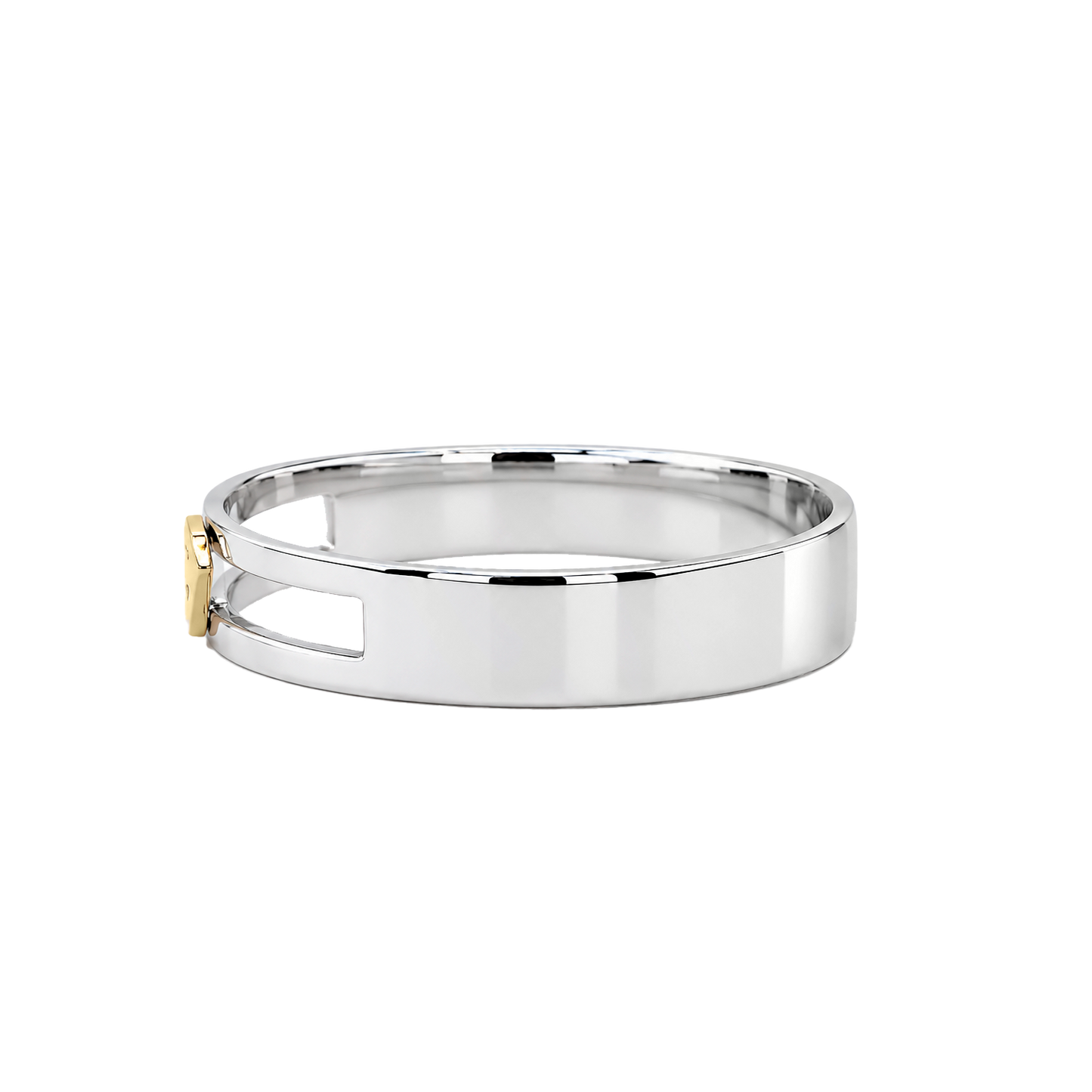 Argolla Supergirl Oro 14K y Plata .925 4 mm