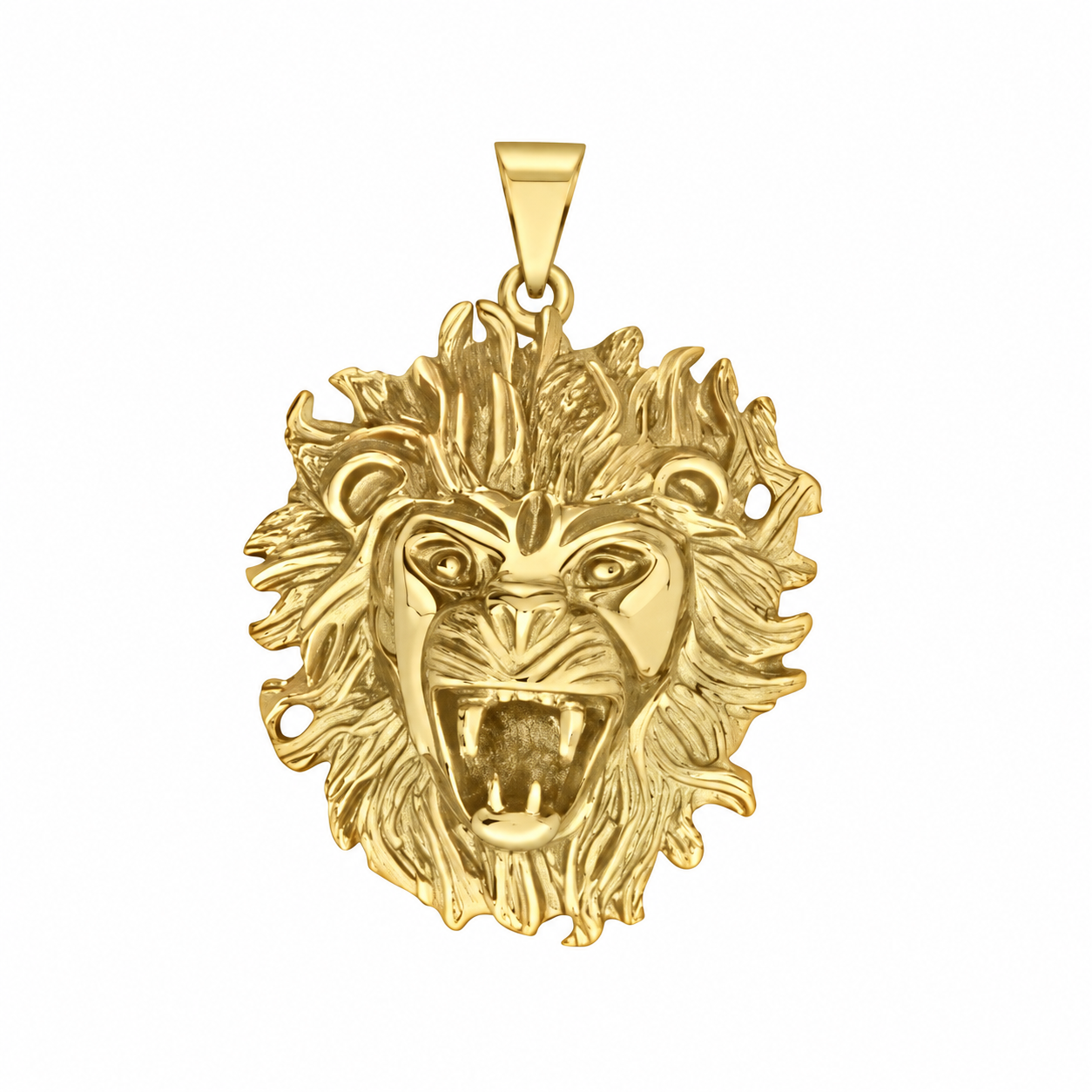 Dije león de oro 14k