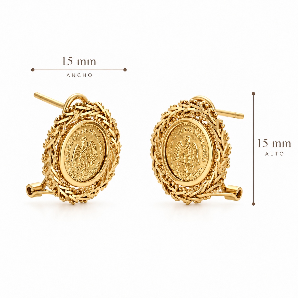Aretes Emblema México