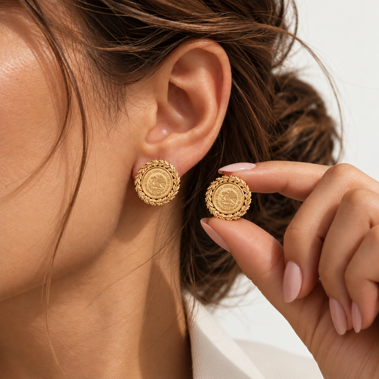Aretes Emblema México