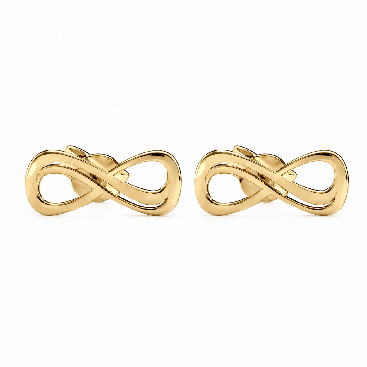 Aretes infinito oro 14K | Bo&Co